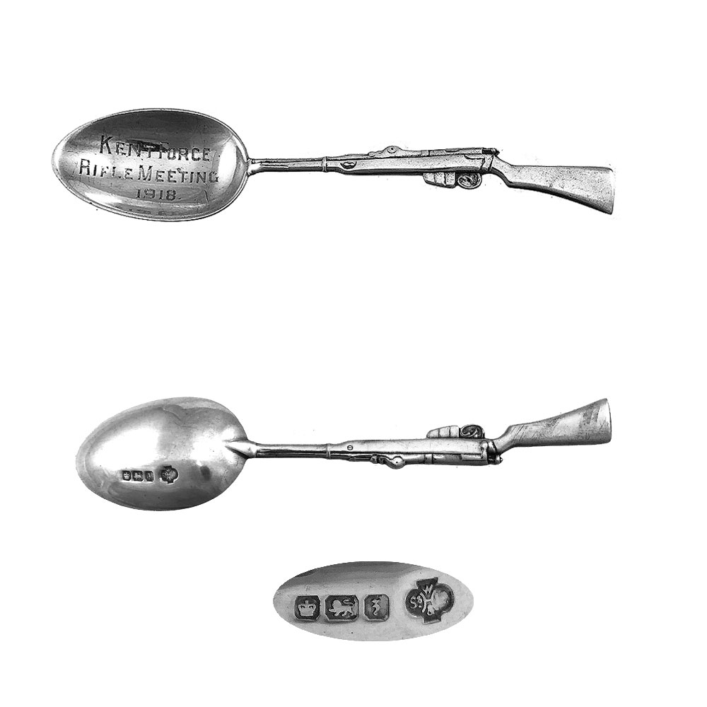 Shooting Presentation Tea Spoon 1917